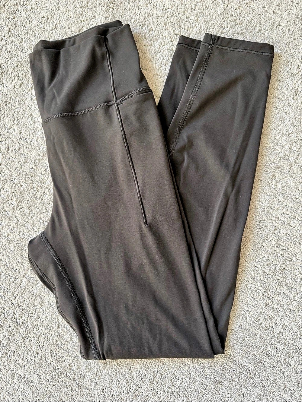 Calia High-Rise Pant with Pockets 25" Brown